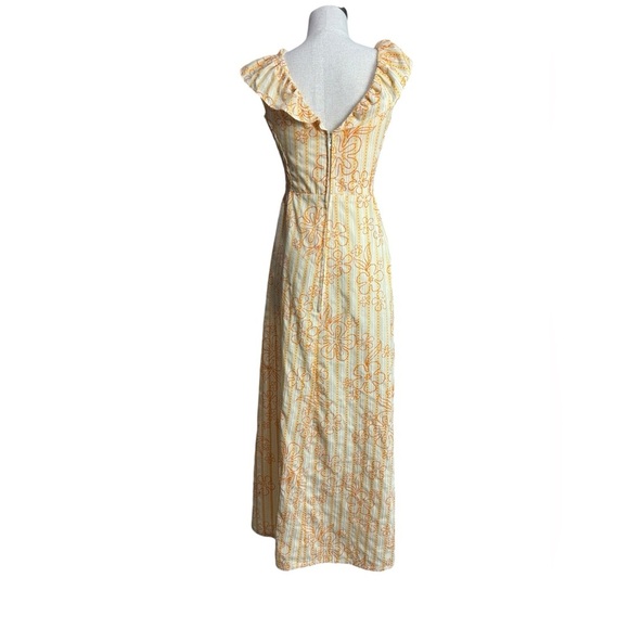 Young Hawaii Retro Vintage Hawaiian Maxi/ Midi Dress Small - Picture 5 of 7